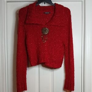 Valentine Red Women's Sweater Size Large